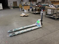 Palletwagen met lepels met lengte 180 cm. let op! afhalen in overleg einde 2e afhaaldag. - afbeelding 2 van  2