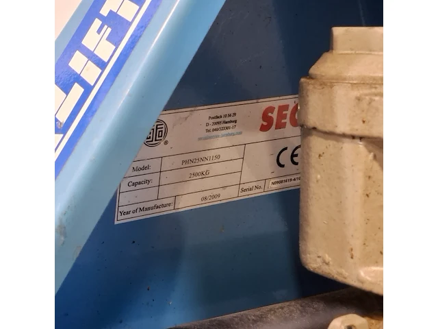 Palletwagen, seco, phn25nn1150, 2009 - afbeelding 4 van  12