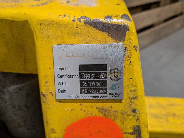 Palletwagen, swedmach, 2 t., 1999 - afbeelding 6 van  9