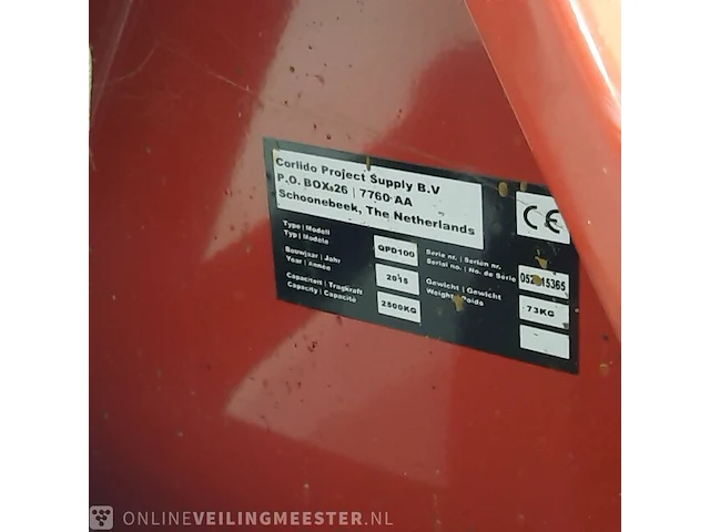 Palletwagen weldon, qpd100, bouwjaar 2015 - afbeelding 9 van  9