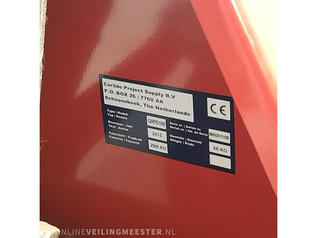 Palletwagen weldon, qrpd100, bouwjaar 2015 - afbeelding 7 van  9