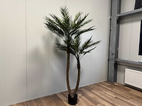 Palm tree kunstplant (2x) (210cm hoog) - afbeelding 8 van  14