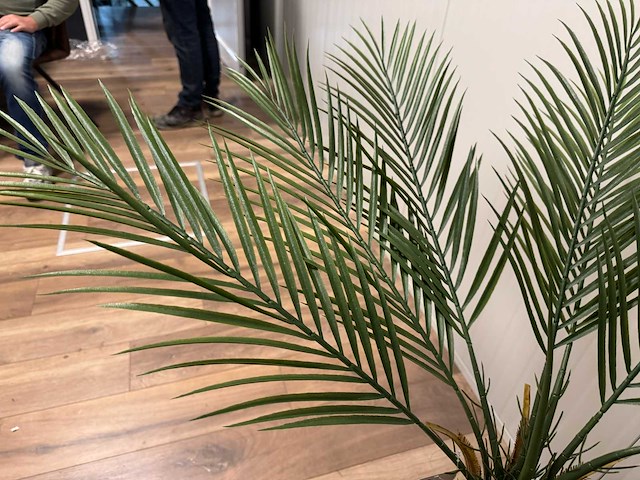 Palm tree kunstplant (2x) (210cm hoog) - afbeelding 3 van  14