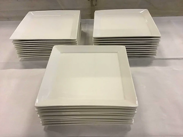 Palmer bord vierkant 25,5 x 25,5 (30x) - afbeelding 1 van  3