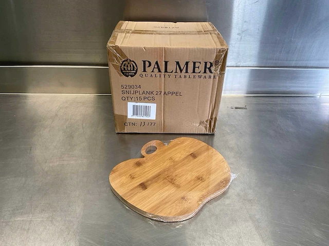 Palmer borrel/snijplank “appel” (15x) - afbeelding 1 van  6