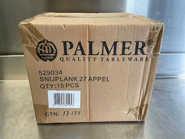 Palmer borrel/snijplank “appel” (15x) - afbeelding 3 van  6