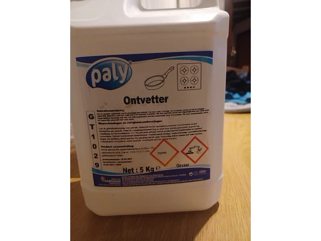 Paly ontvetter 5l horeca aantal 1 stuks. - afbeelding 1 van  3