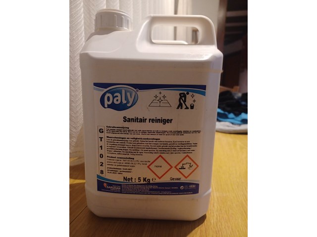 Paly sanitair reiniger 5l horeca aantal 1 stuks. - afbeelding 1 van  3