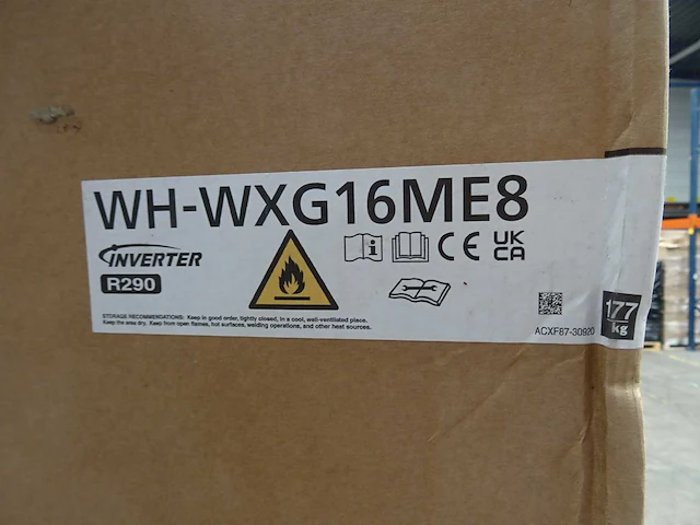 Panasonic - aquarea hydraulic split, m-serie - wh-wxg16me8 - warmtepomp buitenunit - afbeelding 6 van  6