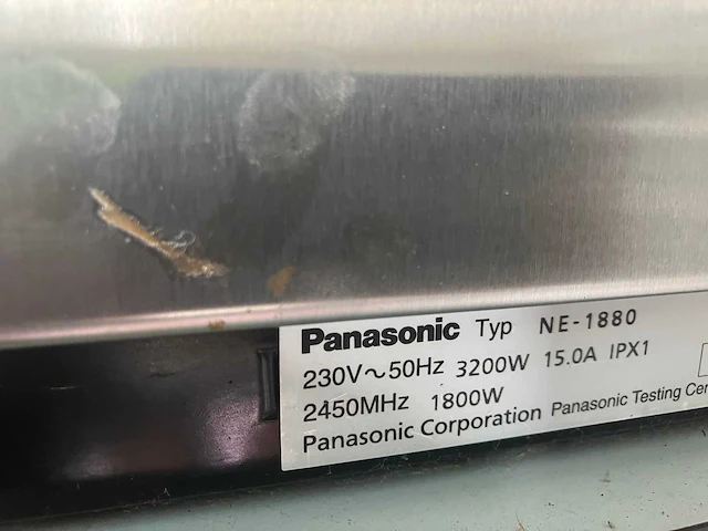 Panasonic - pro 2 ne-1880 - rvs magnetron - afbeelding 4 van  4