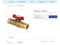 Panasonic acxb65c00111 afsluiter (4x) - afbeelding 5 van  5