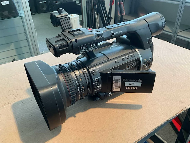 Panasonic ag-hpx250p videocamera - afbeelding 1 van  4