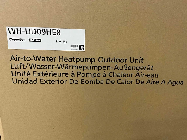 Panasonic aquarea aio bibloc warmtepomp buitendeel 9 kw - afbeelding 10 van  10