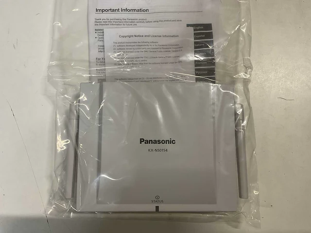 Panasonic kx-ns0154 dect basis station - afbeelding 2 van  3