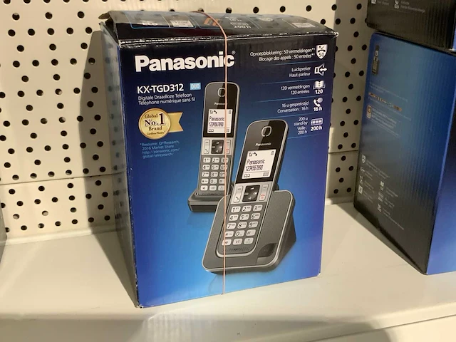 Panasonic kx-tgd312 duo huistelefoon - afbeelding 1 van  1