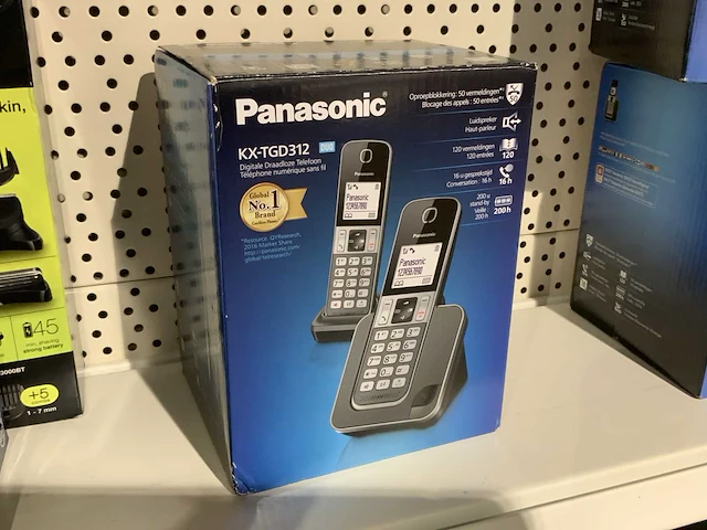 Panasonic kx-tgd312 duo huistelefoon - afbeelding 1 van  1