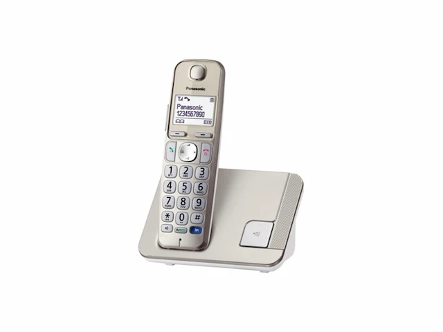 Panasonic kxtge210nln dect telefoon grijs/wit - afbeelding 1 van  5