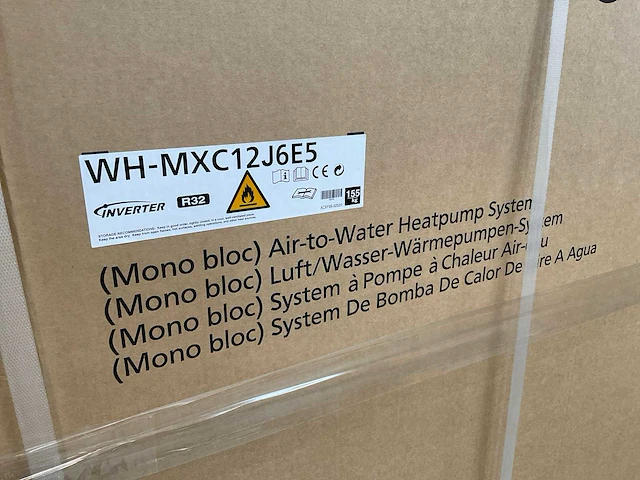 Panasonic monobloc wh-mxc12j6e5 lucht-water warmtepomp (2x) - afbeelding 2 van  2