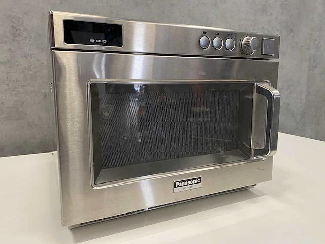 Panasonic ne-1646 - rvs ergonomische magnetron - afbeelding 6 van  11