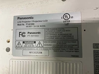 Panasonic pt-ax100u projector lcd - afbeelding 6 van  6