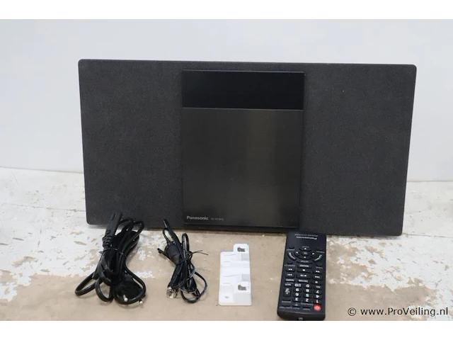 Panasonic sc-hc412 home audio-microsysteem zwart - afbeelding 1 van  2