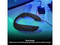 Panasonic scgn01 gaming speaker system draagbare hoofdtelefoon 4 w ingebouwde microfoon usb zwart - afbeelding 1 van  5