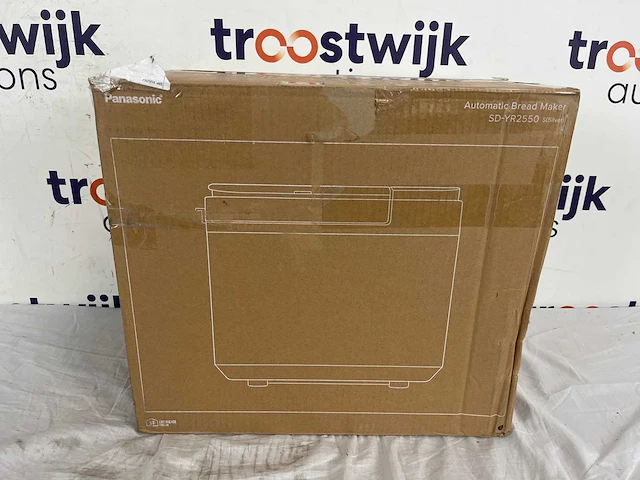 Panasonic sd-yr2550sxe broodbakmachine met rozijnen/noten en gist dispenser - afbeelding 2 van  2