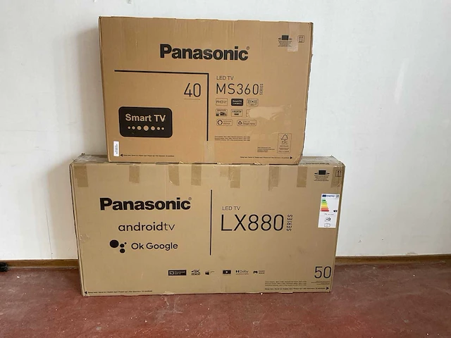 Panasonic televisie (2x) - afbeelding 1 van  12