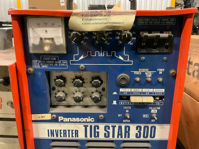 Panasonic tig star 300 lasapparaat - afbeelding 3 van  6