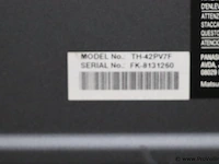 Panasonic viara tv model th-42pv7f - 42" - afbeelding 7 van  8