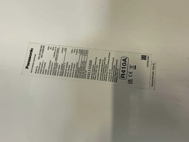 Panasonic wxc09h3e8 lucht-water warmtepomp - afbeelding 4 van  4