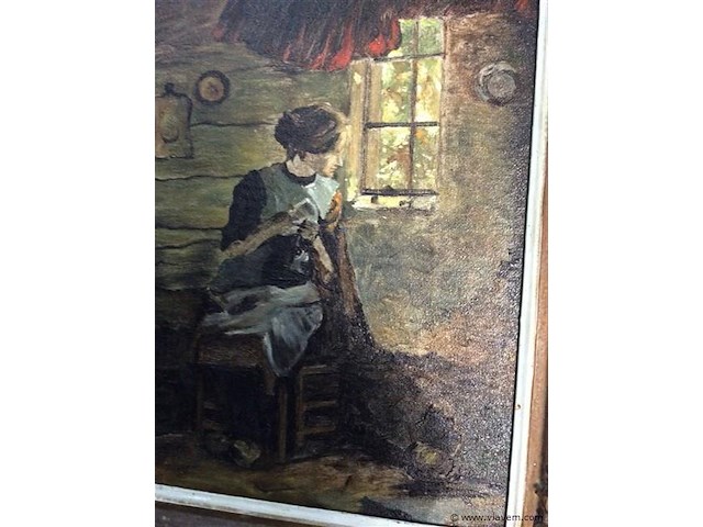 Paneel boereninterieur - afbeelding 2 van  4