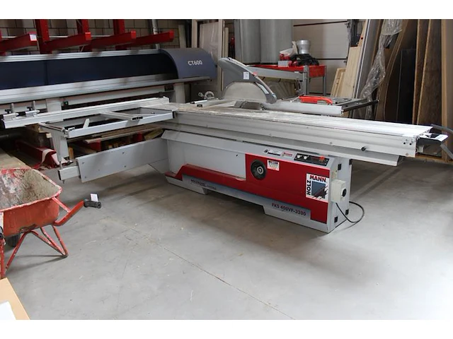 Paneelzaagmachine holzmann type fks 400vf-3200 met stofafzuiginstallatie abs 5000 se en 4 extra zaagbladen.... - afbeelding 1 van  9