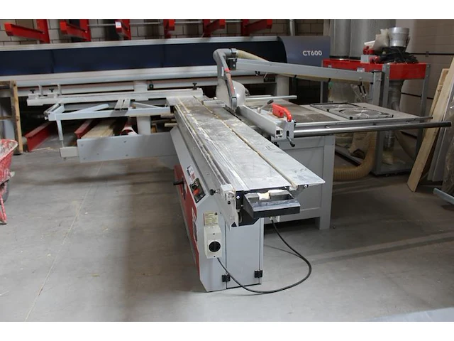 Paneelzaagmachine holzmann type fks 400vf-3200 met stofafzuiginstallatie abs 5000 se en 4 extra zaagbladen.... - afbeelding 2 van  9