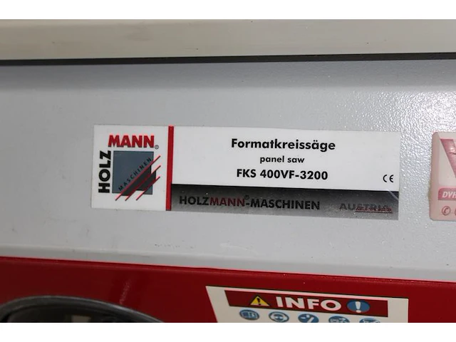 Paneelzaagmachine holzmann type fks 400vf-3200 met stofafzuiginstallatie abs 5000 se en 4 extra zaagbladen.... - afbeelding 3 van  9