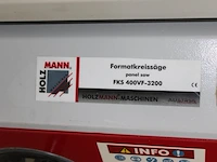 Paneelzaagmachine holzmann type fks 400vf-3200 met stofafzuiginstallatie abs 5000 se en 4 extra zaagbladen.... - afbeelding 3 van  9
