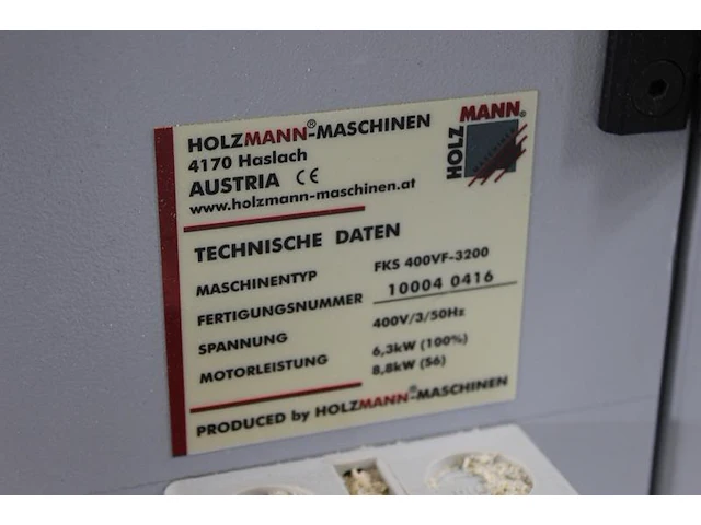 Paneelzaagmachine holzmann type fks 400vf-3200 met stofafzuiginstallatie abs 5000 se en 4 extra zaagbladen.... - afbeelding 4 van  9