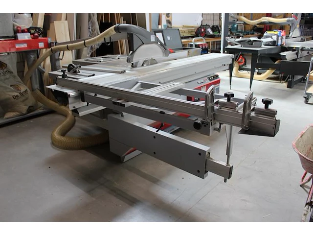 Paneelzaagmachine holzmann type fks 400vf-3200 met stofafzuiginstallatie abs 5000 se en 4 extra zaagbladen.... - afbeelding 6 van  9