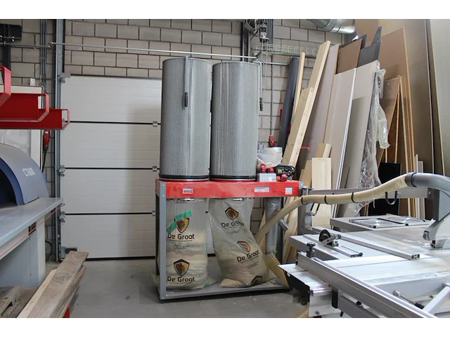 Paneelzaagmachine holzmann type fks 400vf-3200 met stofafzuiginstallatie abs 5000 se en 4 extra zaagbladen.... - afbeelding 7 van  9