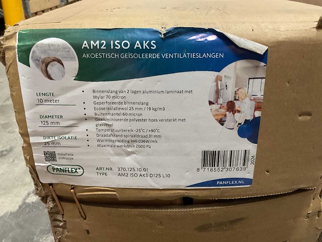 Panflex 10m geïsoleerde ventilatieslang (3x) - afbeelding 2 van  4