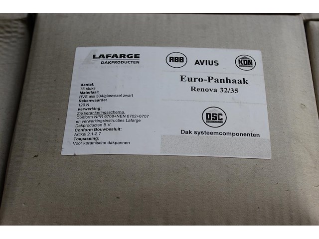 Panhaken, hoekkeperhaken, vorstbeugels, ruitkopnagels, schroefspijkers, houtdraadbouten en balkdragers en g... - afbeelding 9 van  27