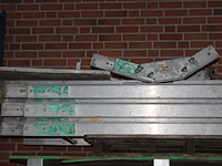 Pannenlift geda fixlift 150 met 6 delen van 2 meter, besturingskast en pannenwagen. - afbeelding 3 van  6