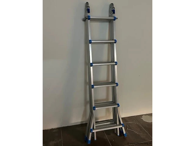 Pantahera ladder - 2 x 6 treden; uitschuifbaar naar 2x12 treden - afbeelding 1 van  4
