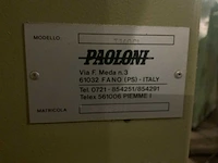 Paolini t-140cl frees machine met feeder - afbeelding 3 van  26