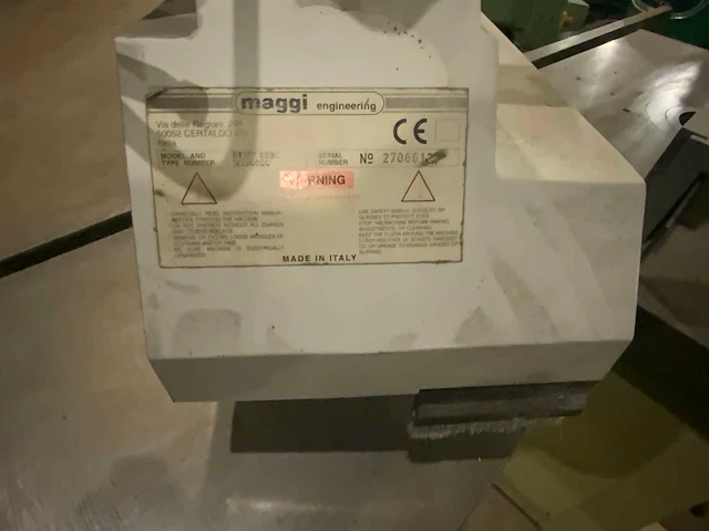 Paolini t-140cl frees machine met feeder - afbeelding 14 van  26
