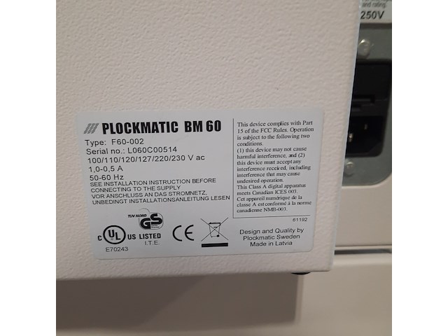 Papier bindmachine, albyco, plockmatic bm 60 - afbeelding 2 van  7