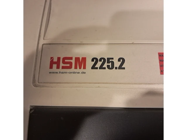 Papiershredder ham-online, hsm 225.2, grijs - afbeelding 4 van  5