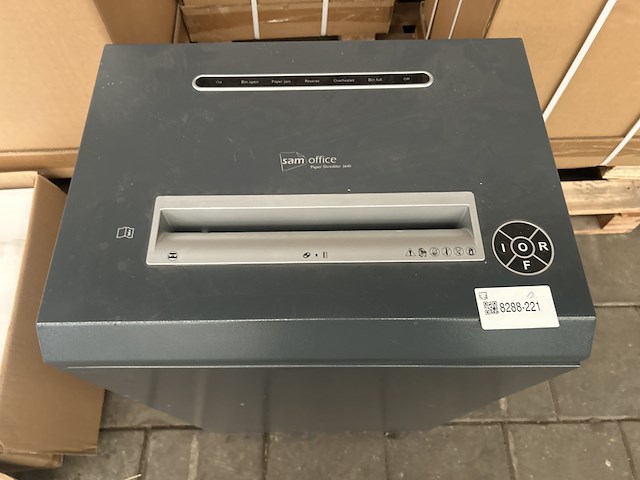 Papiervernietiger 53 liter sam creative, shred002002 - afbeelding 3 van  4