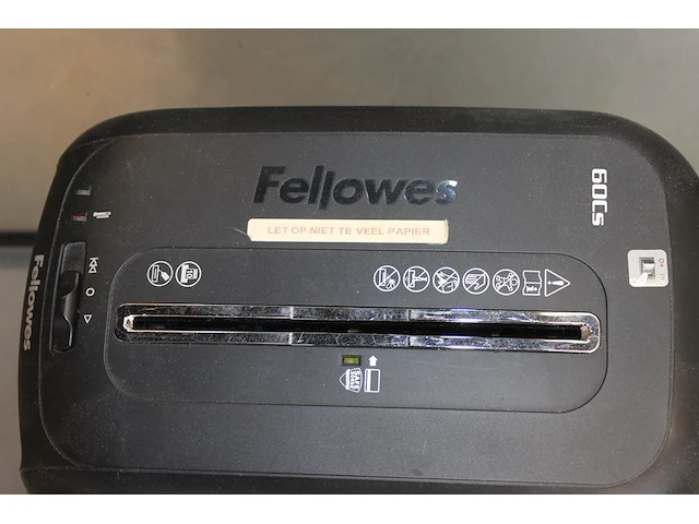 Papiervernietiger fellowes 60 cs. - afbeelding 2 van  2