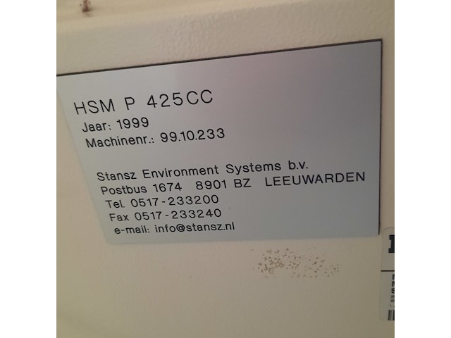 Papiervernietiger, hsm, p425 cc - afbeelding 7 van  9